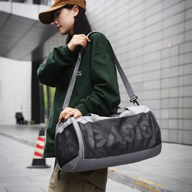 Nylon plecu soma ceļošanai, 20–35L tilpums, elpojoša, ūdensizturīga, sausās un slapjās atdalīšana