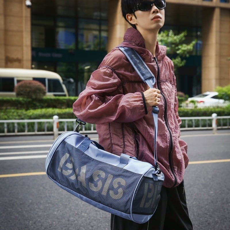 Nylon plecu soma ceļošanai, 20–35L tilpums, elpojoša, ūdensizturīga, sausās un slapjās atdalīšana