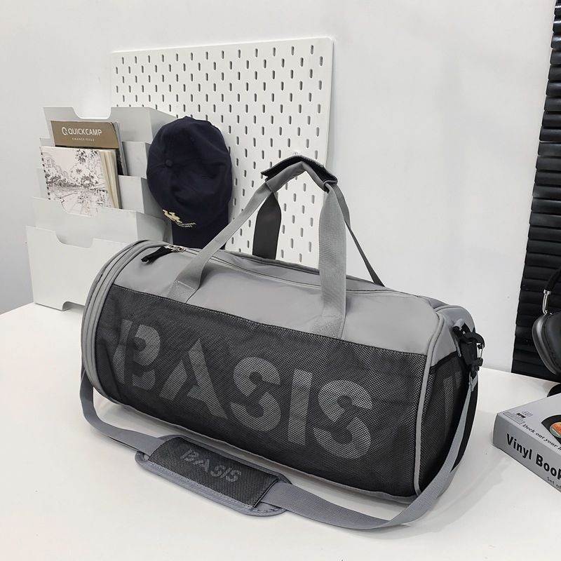 Nylon plecu soma ceļošanai, 20–35L tilpums, elpojoša, ūdensizturīga, sausās un slapjās atdalīšana