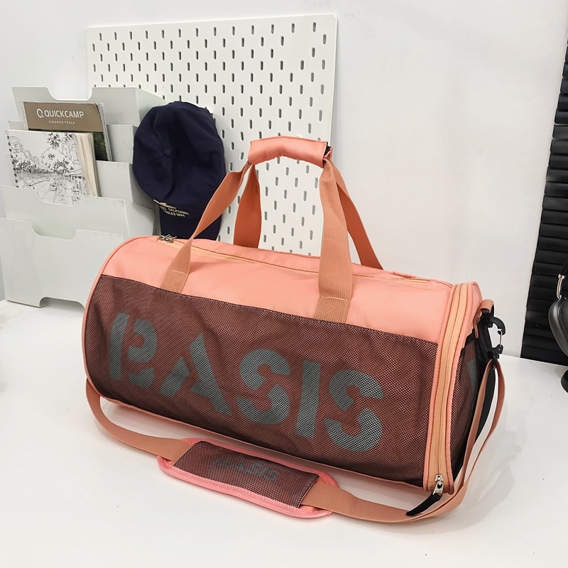 Nylon plecu soma ceļošanai, 20–35L tilpums, elpojoša, ūdensizturīga, sausās un slapjās atdalīšana