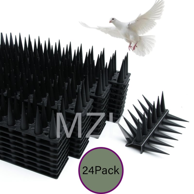 Vrtna dekoracija – PP bodlje protiv ptica, model MZK-43-24, repelent ptica, otporan na mačke