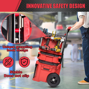 Packout аксесоари за кутия за инструменти: стойка за рулетка Roll Ruler Tool Stand, страничен монтаж на бит за отвертка и гаечен ключ (YJQ-250822)