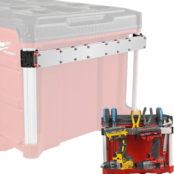 Packout аксесоари за кутия за инструменти: стойка за рулетка Roll Ruler Tool Stand, страничен монтаж на бит за отвертка и гаечен ключ (YJQ-250822)