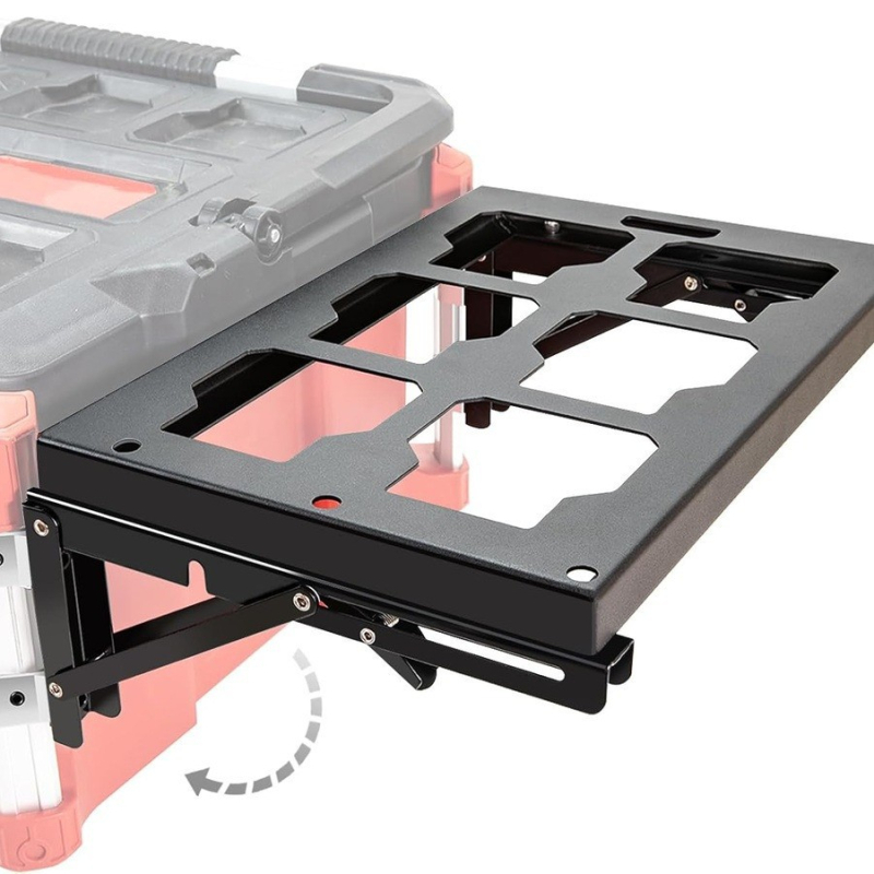 Packout įrankių dėžutės priedai: Roll Ruler Tool Stand laikiklis, šoninis įrankio bitas, raktas (YJQ-250822)