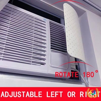 Πλαστικός πλαϊνός ανεμοφράκτης για κλιματιστικό παραθύρου, προστασία από άμεση ροή αέρα, κάλυμμα καθοδήγησης ροής αέρα για οικιακό κλιματιστικό παραθύρου