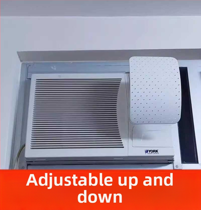 Πλαστικός πλαϊνός ανεμοφράκτης για κλιματιστικό παραθύρου, προστασία από άμεση ροή αέρα, κάλυμμα καθοδήγησης ροής αέρα για οικιακό κλιματιστικό παραθύρου