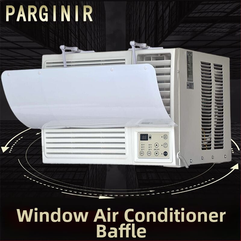Πλαστικός πλαϊνός ανεμοφράκτης για κλιματιστικό παραθύρου, προστασία από άμεση ροή αέρα, κάλυμμα καθοδήγησης ροής αέρα για οικιακό κλιματιστικό παραθύρου