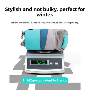 Πολυεστερικό παλτό για τετράποδα σκύλους με ανακλαστική λωρίδα και συμβατότητα με λουρί για εξωτερική χρήση