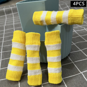 Κάλτσες προστασίας ποδιών και επιγονατιδές για γάτες και σκύλους, ριγέ σχέδιο, πολυεστέρας, υφαντό twill, κέντημα, Qu Aiyan