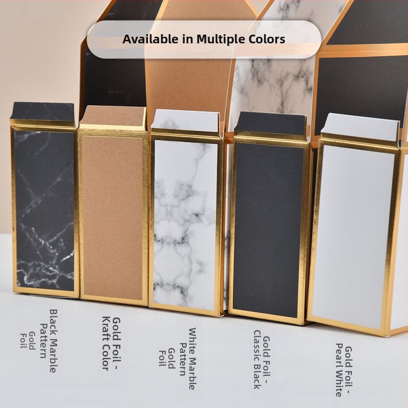 Кутия за цветя с дизайн на плик, ръчна изработка, модел Hot stamping envelope flower box, изработена от 600 g бял картона, пакет 12 бр., марка Qianxi packaging.