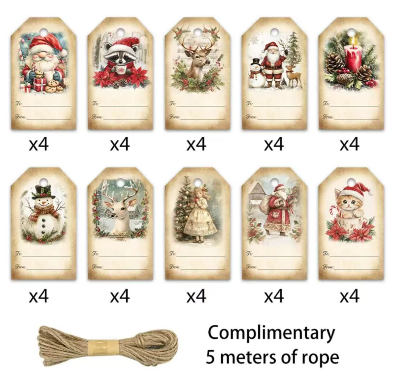 Koka Ziemassvētku karājams rotājums – Ziemassvētku vecītis un sniegavīra tēma, Boxwood, mūsdienīgs minimālisma stils