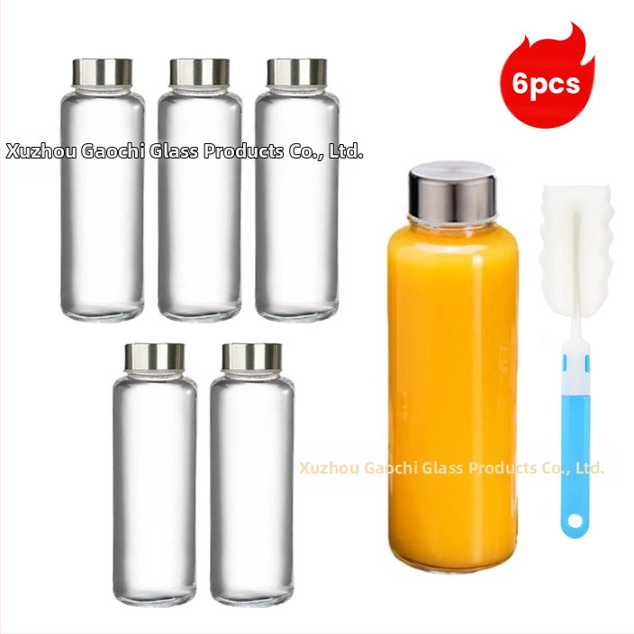 Szódalime üvegből készült gyümölcslé palackok, lezárható italos palackok, 6 vagy 12 darabos csomag, kapacitások 90ml/150ml/280ml