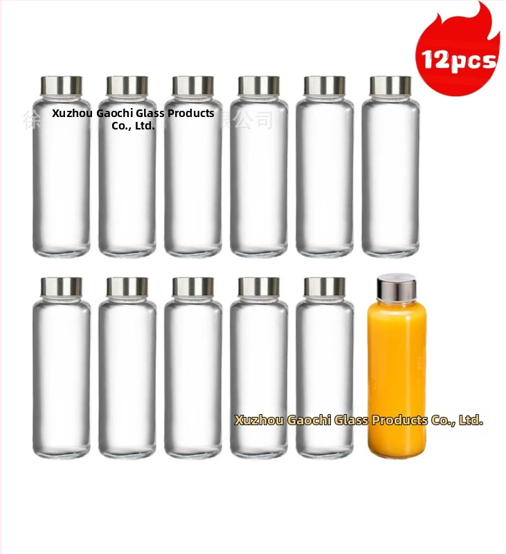 Szódalime üvegből készült gyümölcslé palackok, lezárható italos palackok, 6 vagy 12 darabos csomag, kapacitások 90ml/150ml/280ml