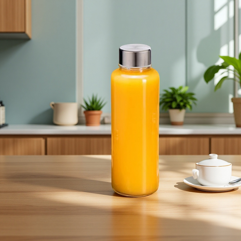 Szódalime üvegből készült gyümölcslé palackok, lezárható italos palackok, 6 vagy 12 darabos csomag, kapacitások 90ml/150ml/280ml