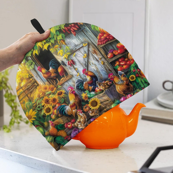 Κάλυμμα τσαγιέρας — πολυεστερικό καμβά, Προσαρμοσμένο στυλ, FORUDESIGN, Κωδικός CZA49