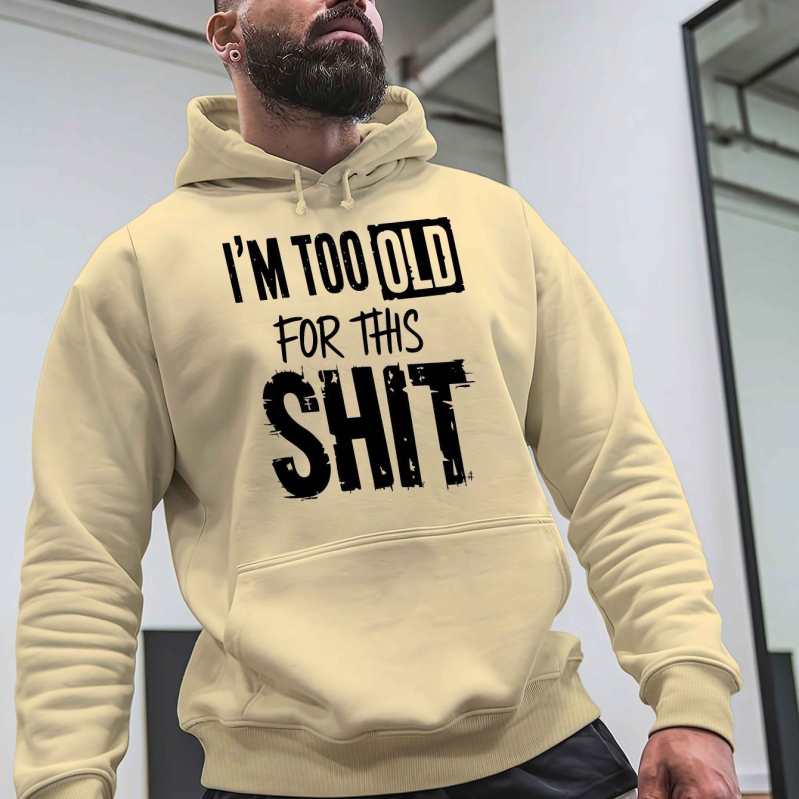 Φούτερ με κουκούλα σε κορεατικό στυλ, εκτύπωση με σύνθημα, μακριές μανίκια, χαλαρή γραμμή, πολυεστερικό ύφασμα