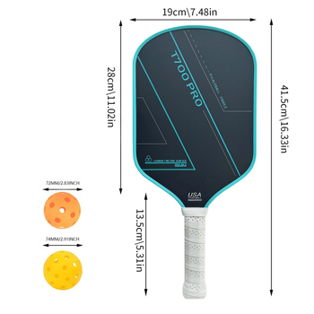 Naili karbonska vlakna pickleball paleta, 230 g, izdržljiva konstrukcija