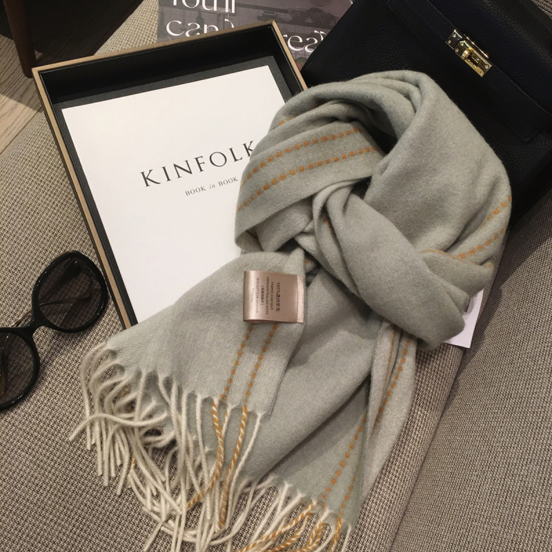 Kakla šalle, 100% vilna, warp-knitted audums, siltums un putekļu aizsardzība, rudens lietošanai, daudzpusīgs stils