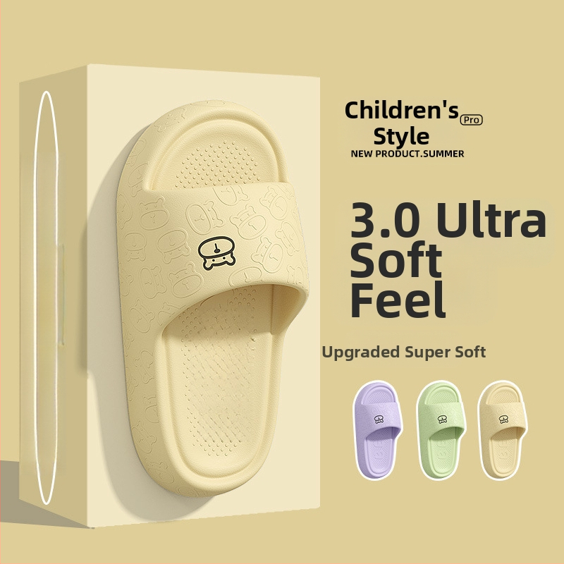 Unisex EVA sandále pre deti 4–6 rokov, protišmykové, s matnou úpravou, na leto