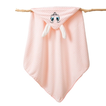 Παιδικός μανδύας-πετσέτα μπάνιου από Coral fleece, για μωρά και παιδιά, 150D νήμα, κέντημα και απλή ύφανση, 200–300 g