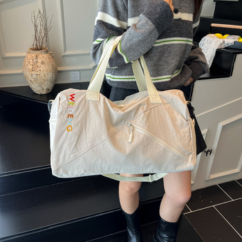 Νάιλον τσαντάκι ταξιδιού με διαχωρισμό βρεγμένων/ξηρών, 20–35L, Unisex, Urban Minimalist, για αναψυχές μετακινήσεις