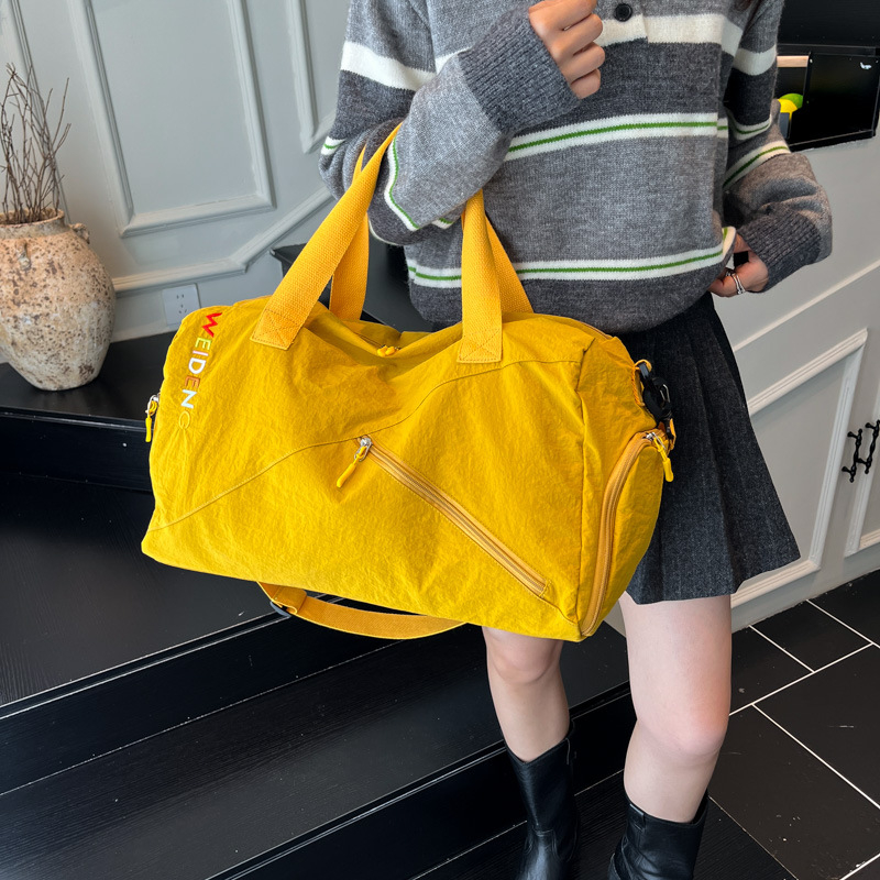 Nailona ceļojumu soma ar slapjo un sauso atdalījumu, 20–35L, universāla, pilsētas minimālisma stilā, brīvā laika ceļojumiem