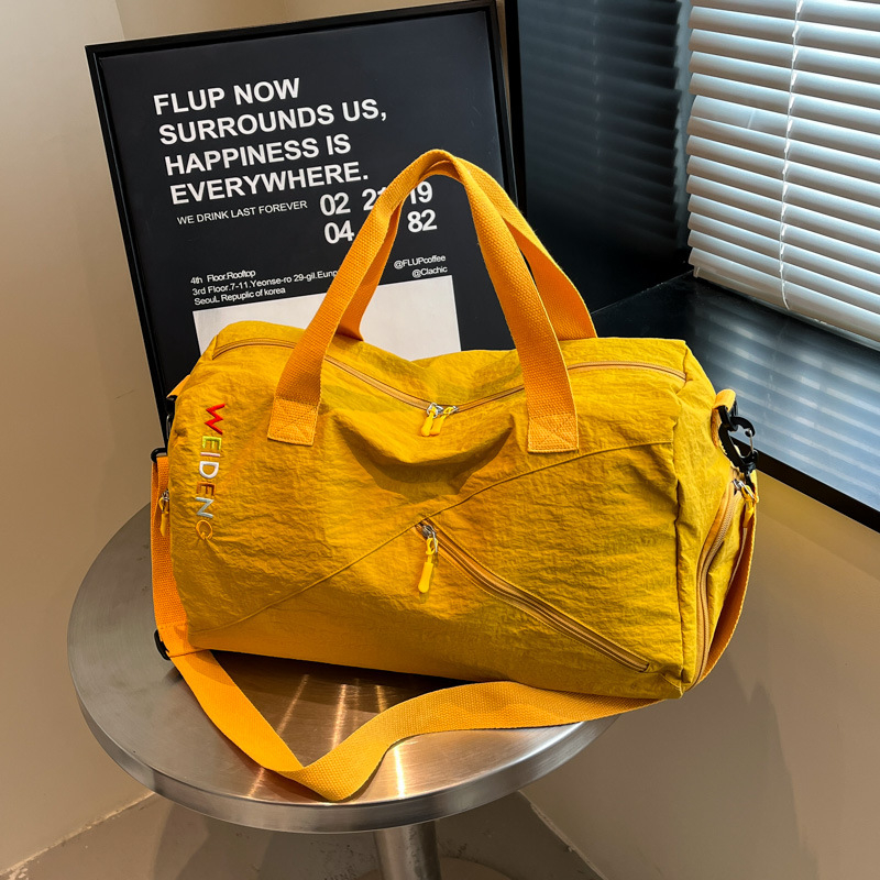 Nailona ceļojumu soma ar slapjo un sauso atdalījumu, 20–35L, universāla, pilsētas minimālisma stilā, brīvā laika ceļojumiem