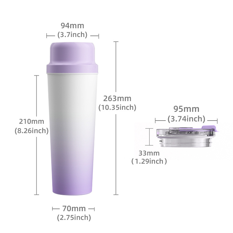 Beépített akkumulátorral rendelkező hordozható rozsdamentes acél gyümölcsprés, 60W, 22001 RPM+, 5+ pengével, belső tartály 304-es acélból, szigetelt