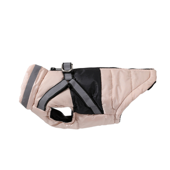 Ρούχα σκύλων για φθινόπωρο-χειμώνα με δαχτυλίδι για λουρί, γιλέκο με στυλ θώρακα-πλάτης, πολυεστέρας, κωδικοί 078dc/079dc