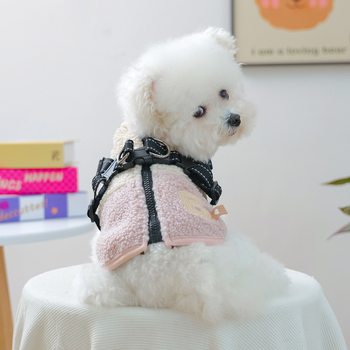 Állathám mellény – ősz/tél, poliészter, fleece patchwork