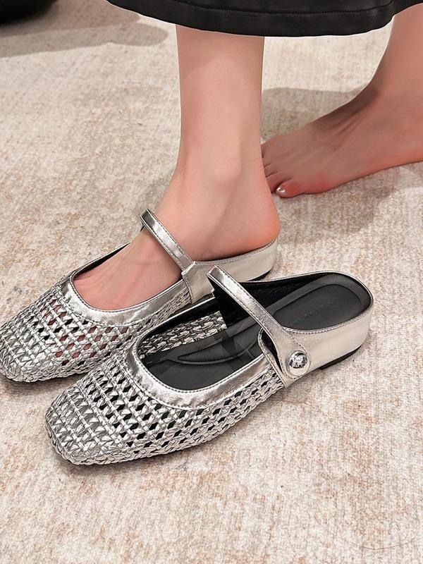 Toe Cap kasdieninės basutės su Xishi Velvet viršutine dalimi, kanapių pynimo padas, plokščias padas, pado storis 0–3 cm, tinkami visoms sezonoms