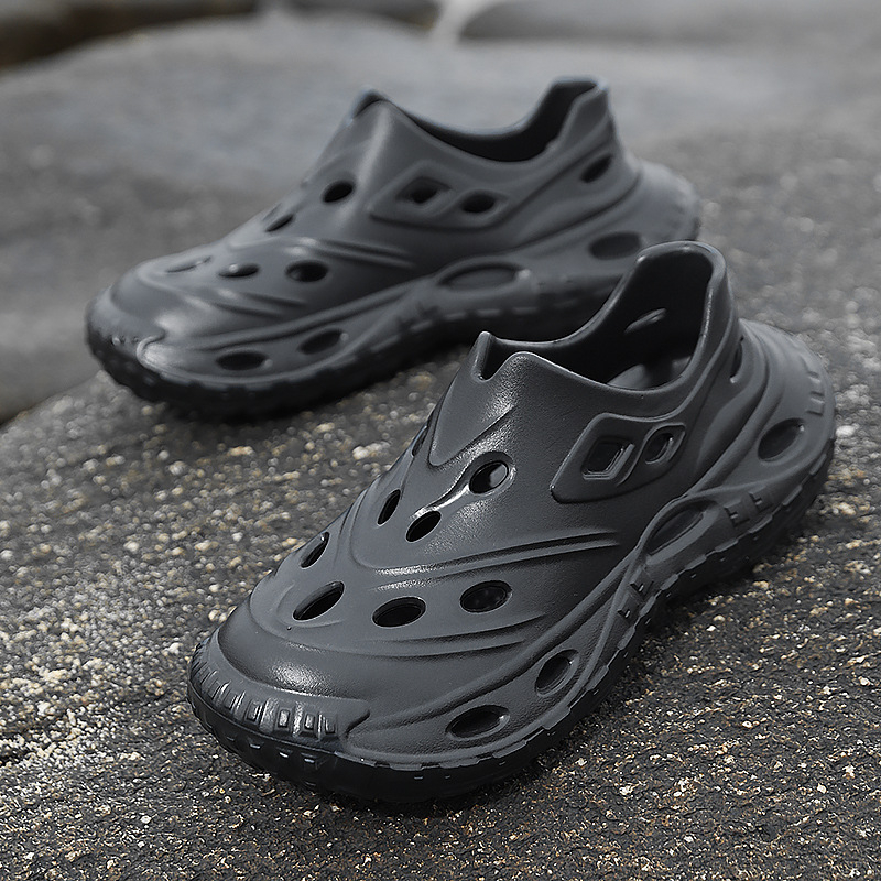 Vyrų kasdieniai batai su anti-slip storu EVA padu, kvėpuojančiu tinkliniu viršumi, uždaras kvadratinis pirštas