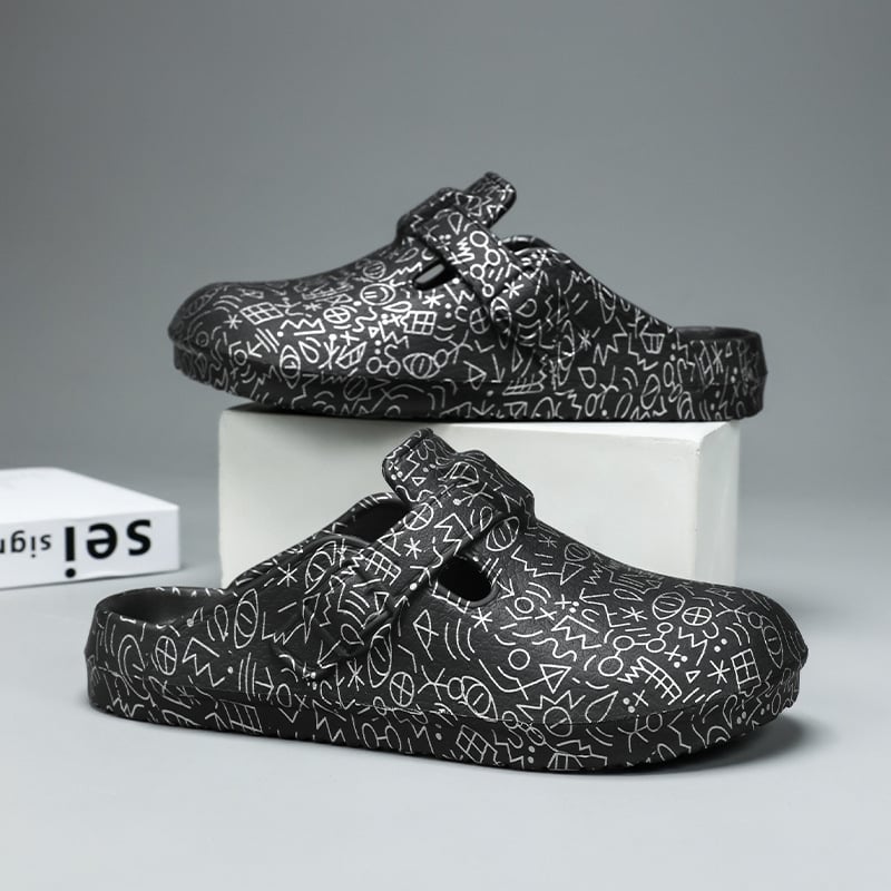 Slip-On szandálok, uniszex, EVA felső rész és EVA talp, hétköznapi stílus, nyár 2025