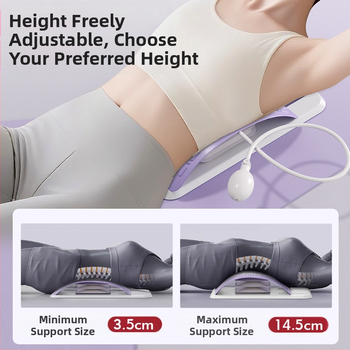 Nachi Πλάκα Μέσης L2 με φουσκωτή οσφυϊκή υποστήριξη, λειτουργία μασάζ, εύκολη συναρμολόγηση, ρυθμιζόμενη για δυσφορία στη μέση