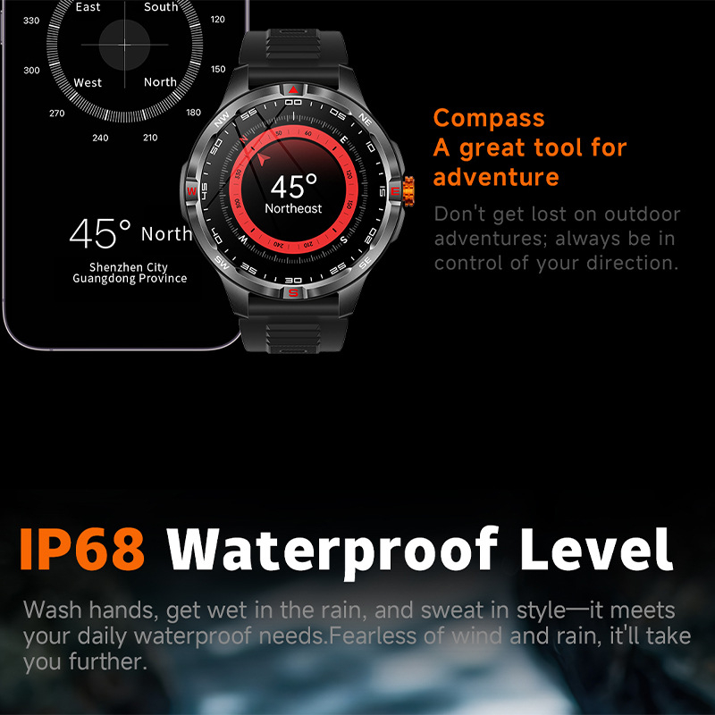 Έξυπνο ρολόι με 21+ ημερών ζωή μπαταρίας, οθόνη AMOLED, μέτρηση καρδιακού ρυθμού και οξυγόνου αίματος, κλήσεις μέσω Bluetooth, αδιάβροχο