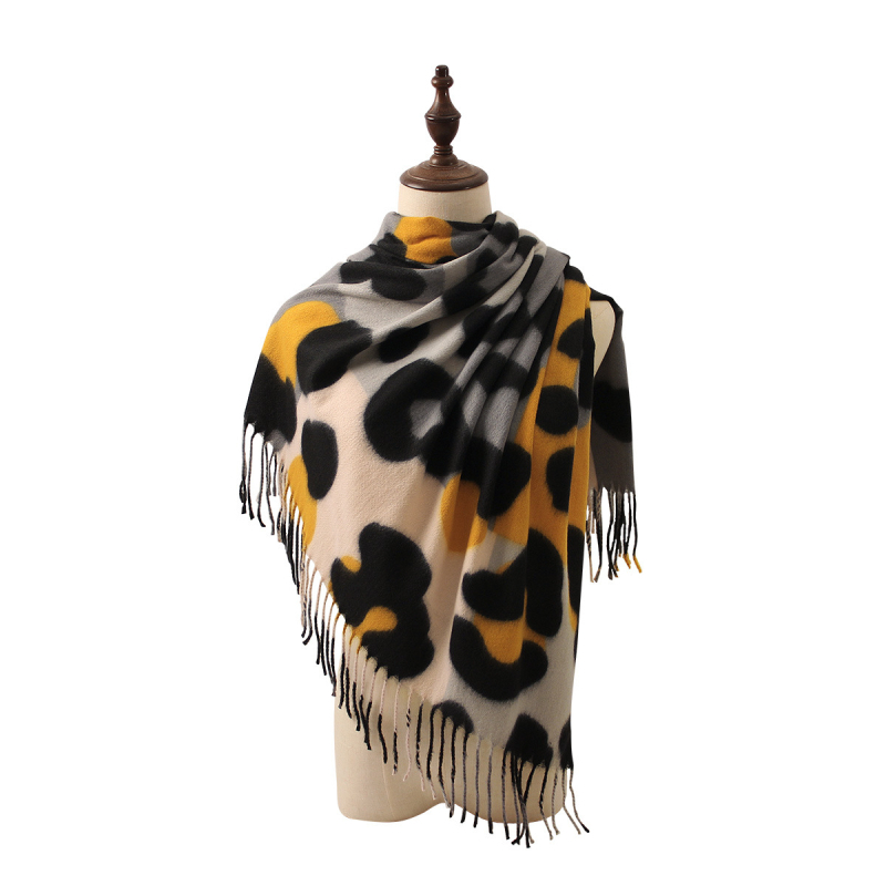 Rudens poliestera šalle, warp adījums, stilīgs ikdienas ceļotājs, izlaidums 2025