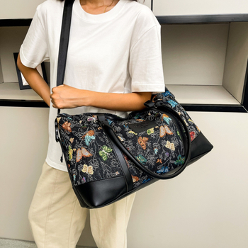 Γυναικεία PU Tote τσάντα, μεγάλη χωρητικότητα, αστικός μινιμαλιστικός στυλ, φερμουάρ, εσωτερική θήκη για τηλέφωνο, εσωτερική επένδυση πολυεστέρα, οριζόντιο τετράγωνο σχήμα