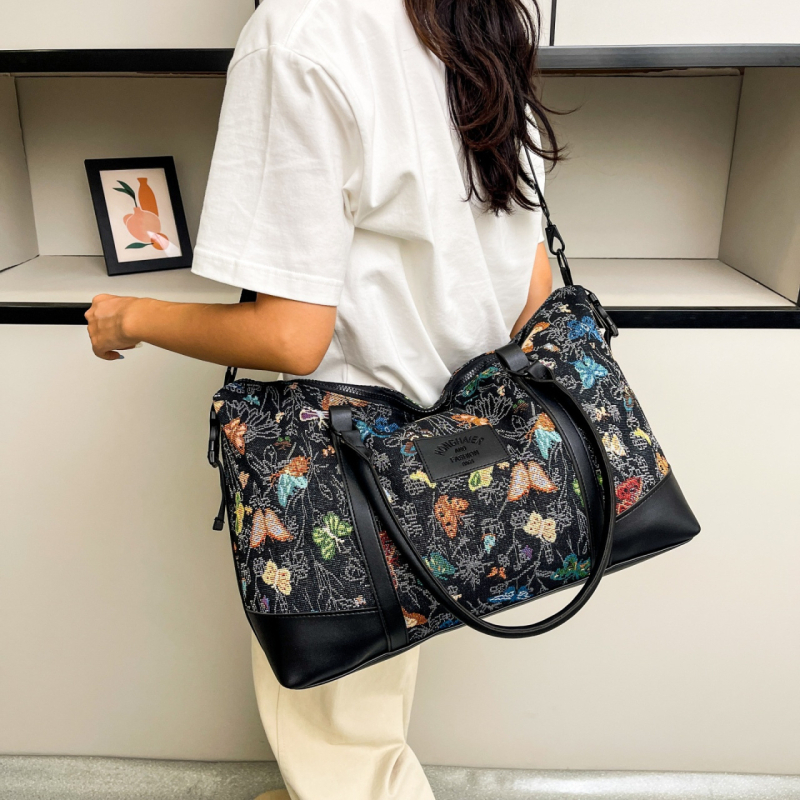 Geantă Tote din PU pentru femei, capacitate mare, stil urban minimalist, închidere cu fermoar, buzunar intern pentru telefon, căptușeală poliester, formă orizontală pătrată