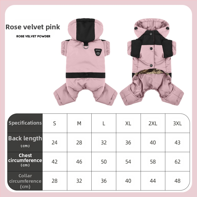 Kutyák négy lábára szóló ruházat, poliészter kabát, szabadidő-stílusú ruházat háziállatoknak