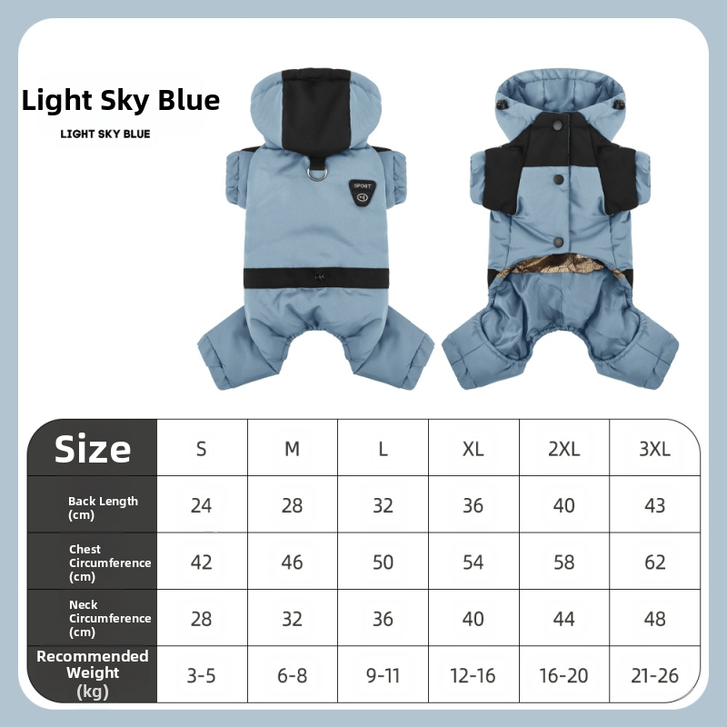 Kutyák négy lábára szóló ruházat, poliészter kabát, szabadidő-stílusú ruházat háziállatoknak