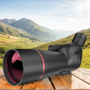 Telescoape monocular pentru observarea păsărilor 25-75X60, zoom fără trepte, vedere nocturnă, sticlă ED