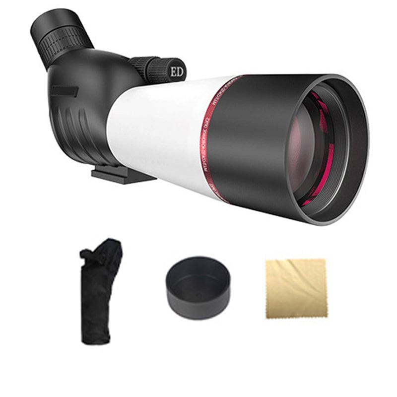 Telescoape monocular pentru observarea păsărilor 25-75X60, zoom fără trepte, vedere nocturnă, sticlă ED