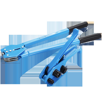 Μοντέλο 1608PET: Χειροκίνητη Μηχανή Στερέωσης Ιμάντων με Πλαστικό-Ατσάλινο Λουρί