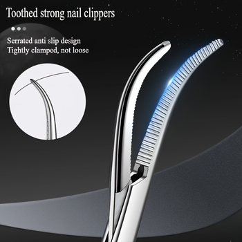 Rozsdamentes acél hemostaták tűfogóval, egyenes és görbült fejjel — Modell qwt-689