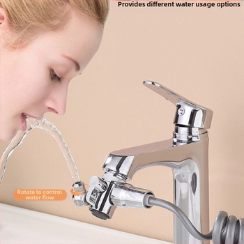 Set tuš glave s tri načina i gadget, bakar + ABS, elektroplakiranje, okretna montaža