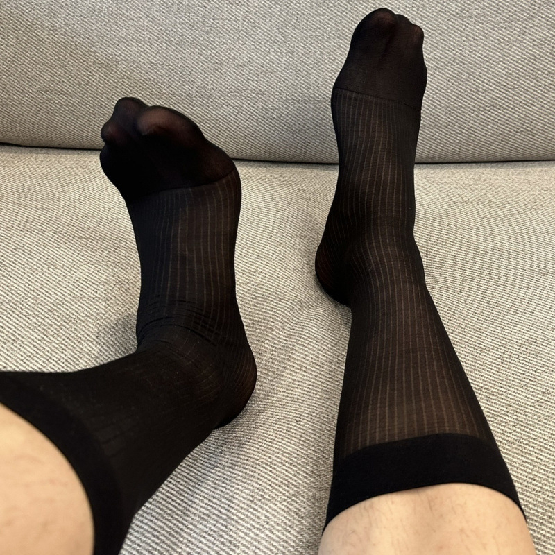 Vyrinės formalaus stiliaus kojinės, 100% medvilnė, kvapų atsparios, storesnis audinys, šiuolaikiškas paprastas stilius