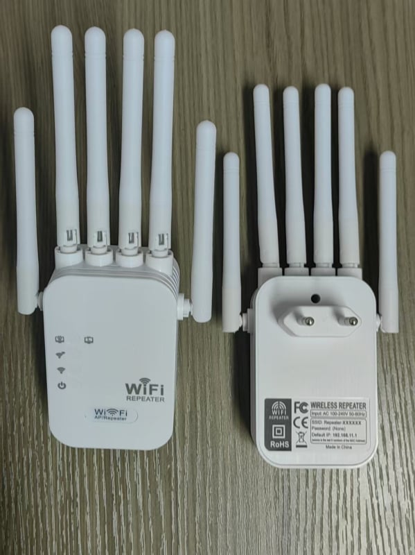 WiFi повторител, обхват 10 м, 802.11n, скорост 300m, захранване 100-240V