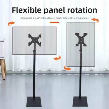 Prijenosni podni stalak za LCD TV/monitor s rotirajućim uspravnim nosačem