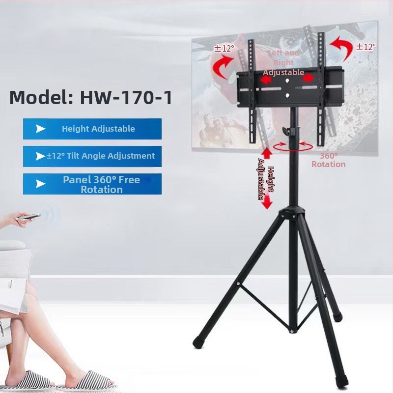 Prijenosni podni stalak za LCD TV/monitor s rotirajućim uspravnim nosačem