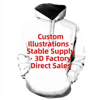 Ανδρικό φούτερ με κουκούλα, 3D εκτύπωση με ζωικό μοτίβο, στενή γραμμή, πολυεστέρας 96%+, ελαφρύ ύφασμα, κατάλληλο για άνοιξη και φθινόπωρο